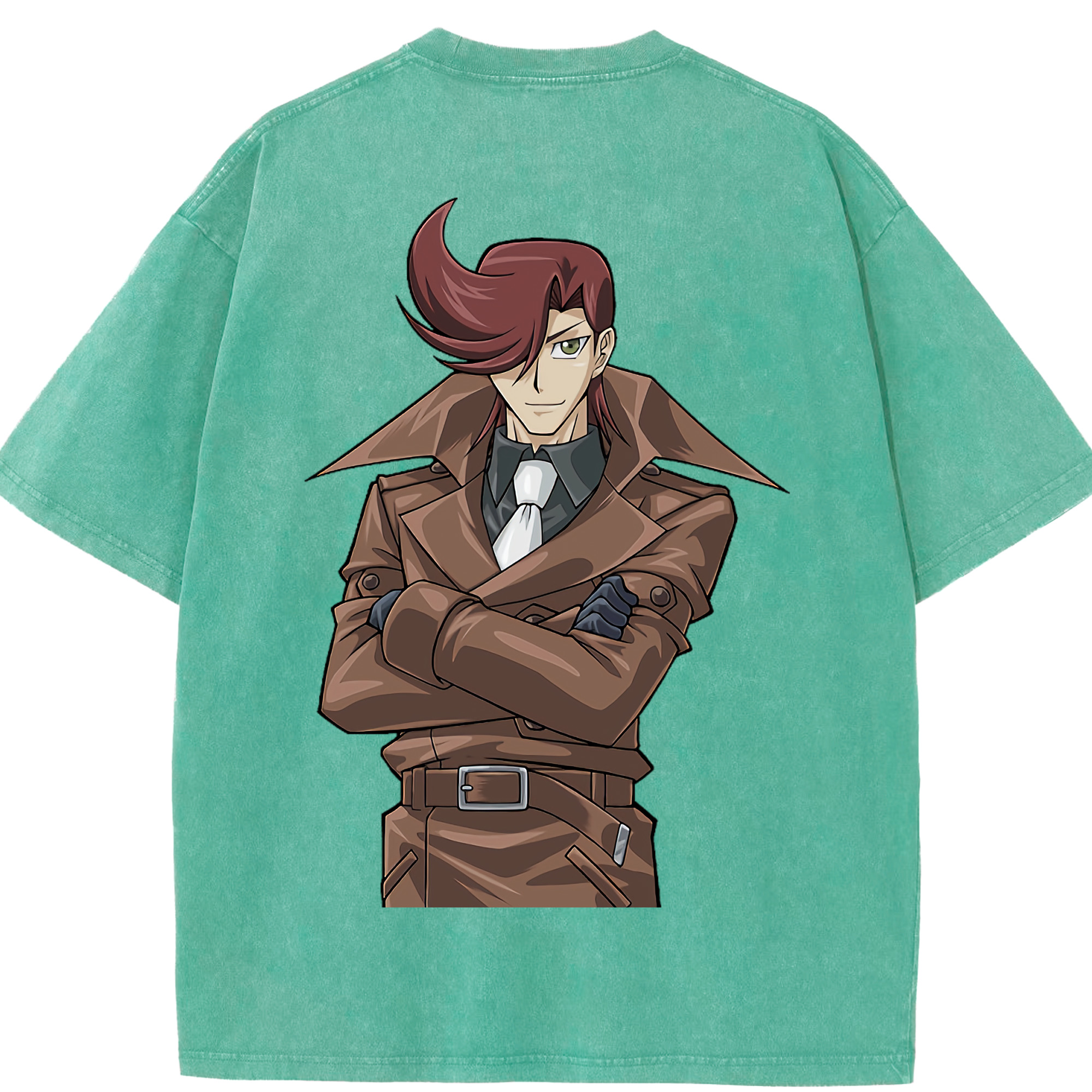 （画像用） 遊☆戯☆王 Yu-Gi-Oh! 綿100% ヴィンテージ風 半袖Tシャツ（背面プリント）